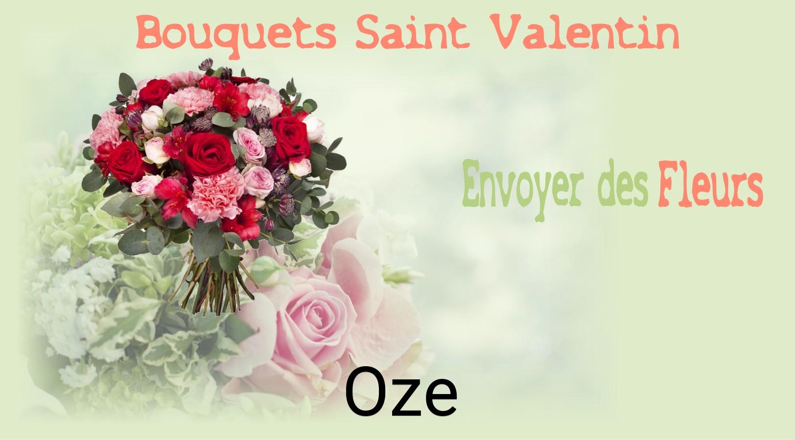 Roses de Saint-Valentin livrées à Oze